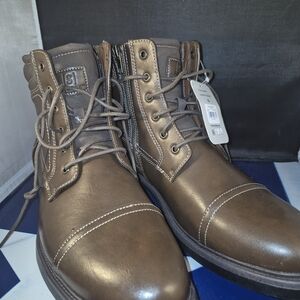 Men's Brown Leather Boots